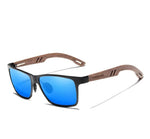 Carregar imagem no visualizador da galeria, Óculos de Sol KingSeven - Alumínio e madeira
