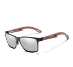 Carregar imagem no visualizador da galeria, Óculos de Sol KingSeven - Alumínio e madeira
